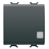 Coros-Lighted Button 2 Module Matte/Satin Black